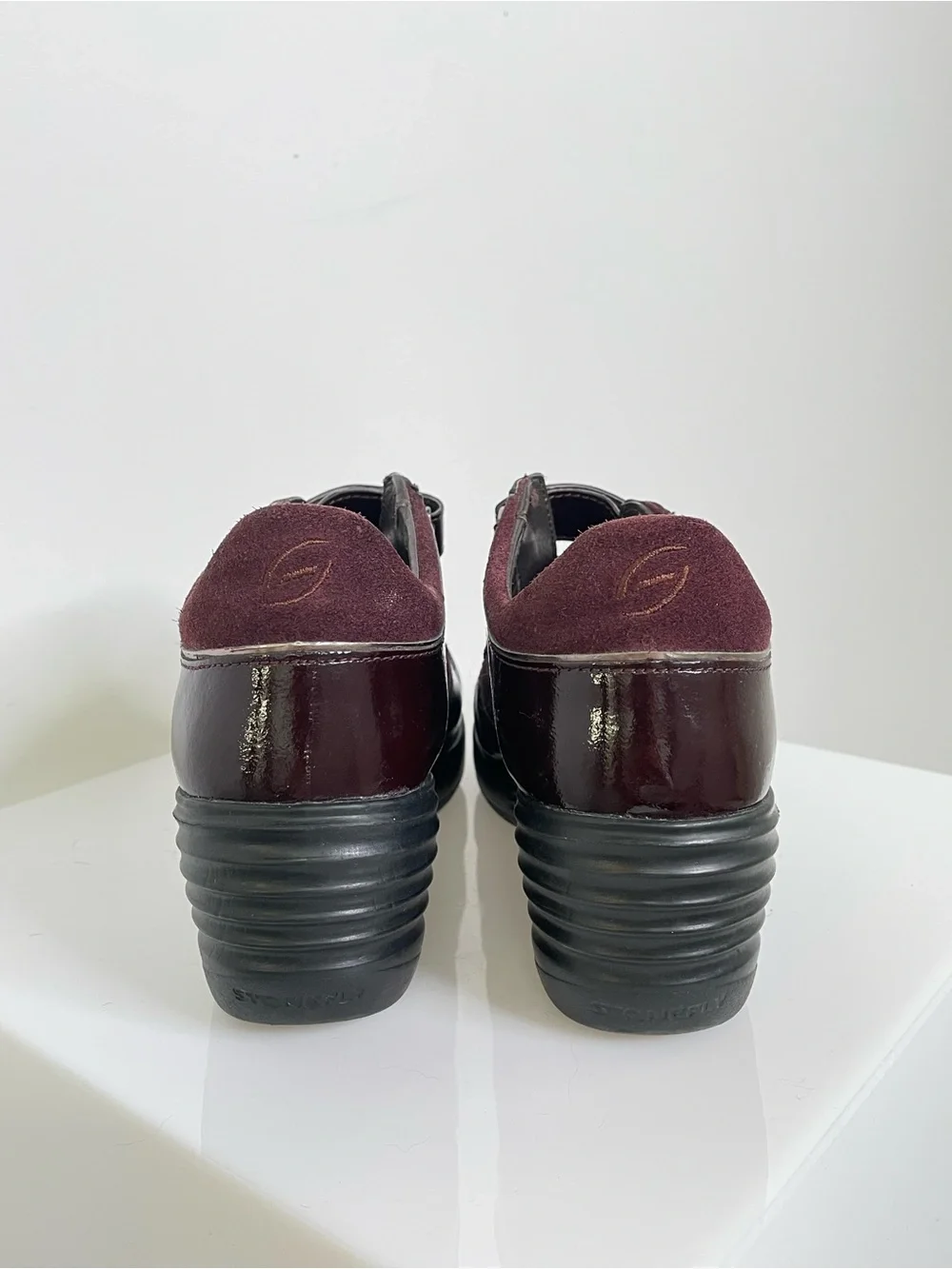 Shoes | Stonefly Suede Leather Sneaker | Comfort | Made in Italy | Burgundy 7
